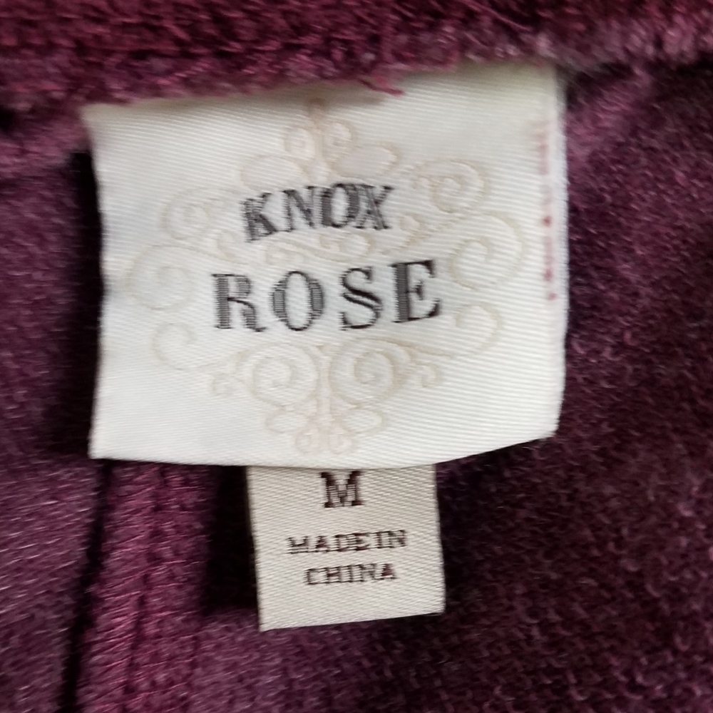 Knox Rose Pink Wine Ombre Tie Dye Lounge Joggers M - Picture 5 of 6